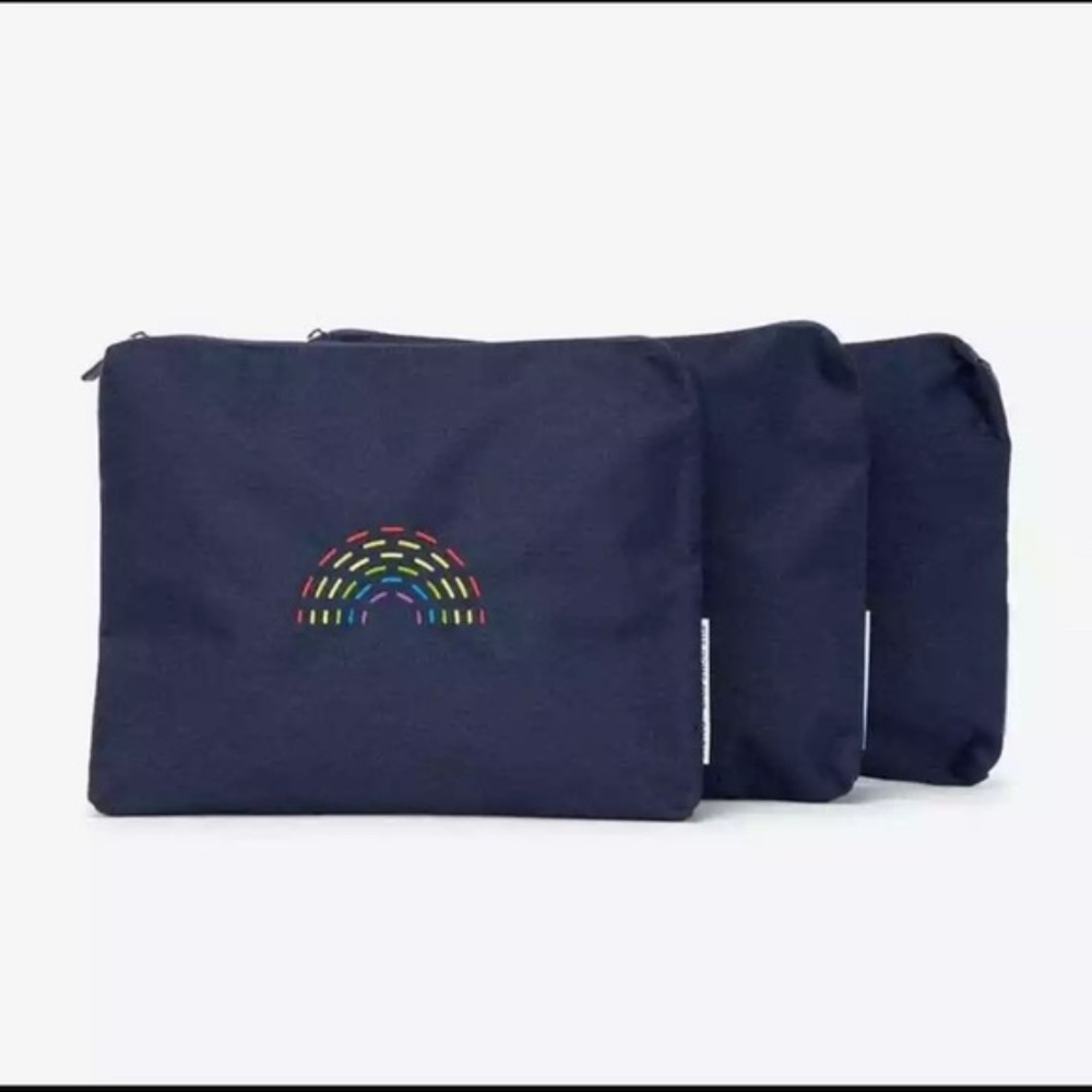 Calpak 3 pieces zippered pouches The Home Edit